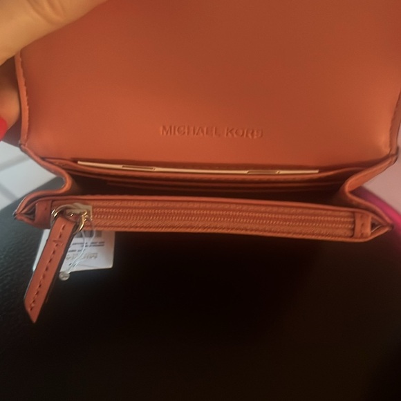 NWT Michael Kors Jet Set Medium - 2-in-1 Wallet Primrose (PINK) - 38R3SJ6D6L - Picture 3 of 4